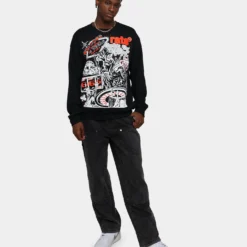 Rats Get Fat Bet On Black Crewneck Black -Nuvora Fit Sales 02043432 YB001 mens 0030