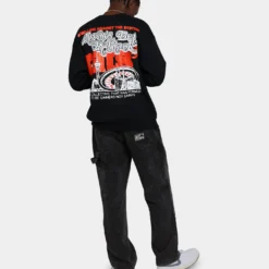 Rats Get Fat Bet On Black Crewneck Black -Nuvora Fit Sales 02043432 YB001 mens 0080