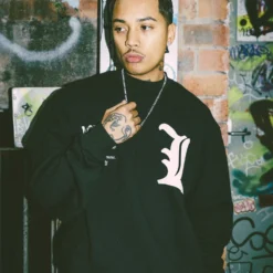 Loiter Art Studio Crewneck Black