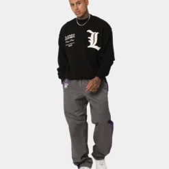 Loiter Art Studio Crewneck Black 14 Loiter Art Studio Crewneck Black -Nuvora Fit Sales 02043434 YB001 mens 0030