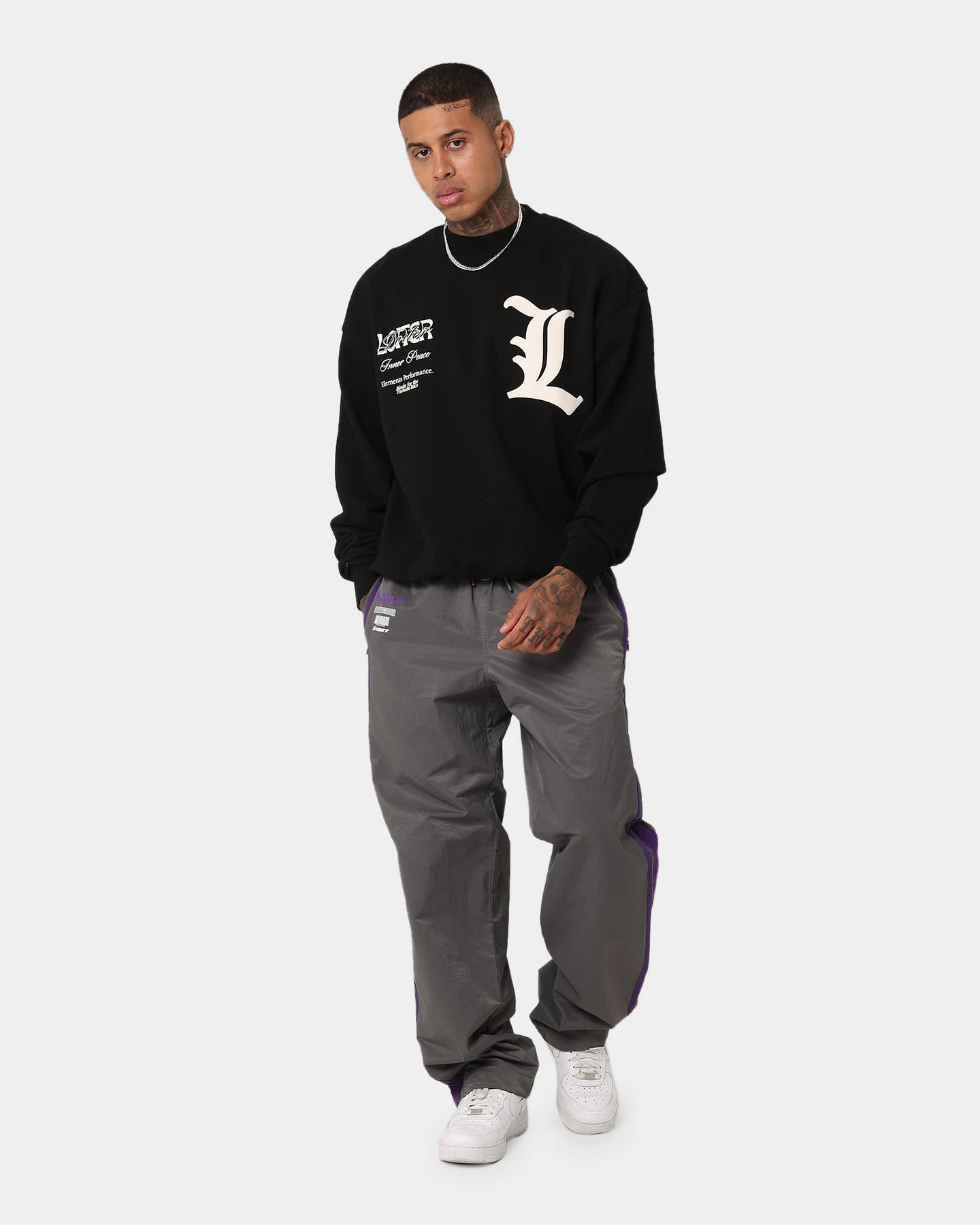 Loiter Art Studio Crewneck Black 6 Loiter Art Studio Crewneck Black - Image 4