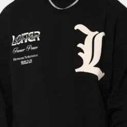 Loiter Art Studio Crewneck Black 15 Loiter Art Studio Crewneck Black -Nuvora Fit Sales 02043434 YB001 mens 0040