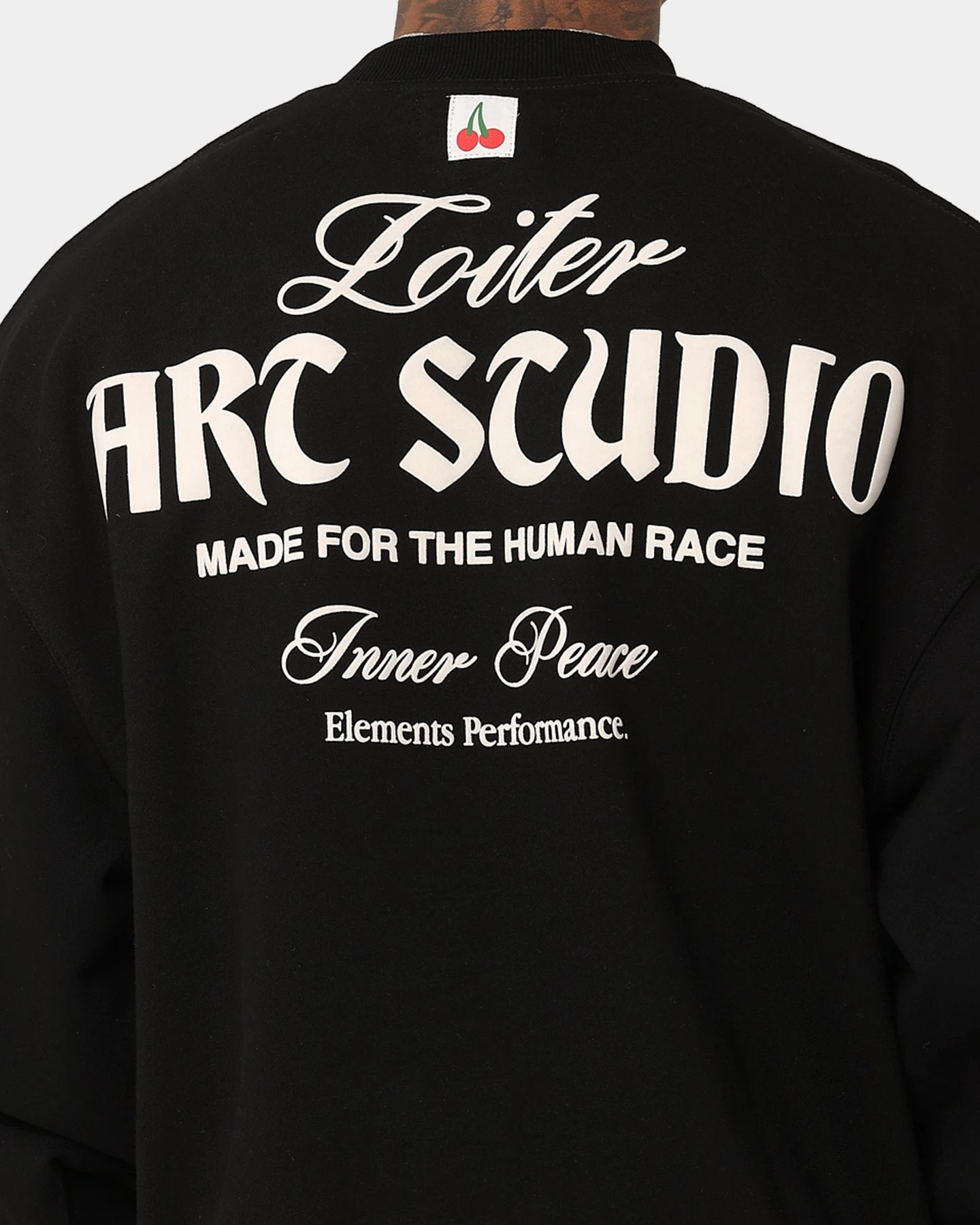 Loiter Art Studio Crewneck Black 8 Loiter Art Studio Crewneck Black - Image 6