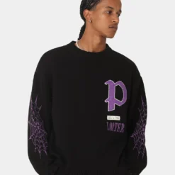 Loiter Paradise Knit Sweater Black -Nuvora Fit Sales 02043455 YB001 mens 0050