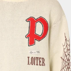 Loiter Paradise Knit Sweater Stone -Nuvora Fit Sales 02043455 YS400 mens 0030