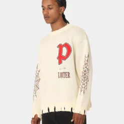 Loiter Paradise Knit Sweater Stone -Nuvora Fit Sales 02043455 YS400 mens 0060