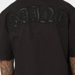 Saint Morta Gothic Bowling Shirt Black -Nuvora Fit Sales 02043469 YB001 mens 0050