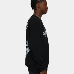 Goat Crew Butterfly Effect Vintage Crewneck Black Wash -Nuvora Fit Sales 02043707 YB295 mens 0060