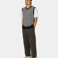 Ksubi Check Out Knit Vest Multi-Coloured -Nuvora Fit Sales 02044471 YM300 mens 020