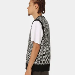 Ksubi Check Out Knit Vest Multi-Coloured -Nuvora Fit Sales 02044471 YM300 mens 060
