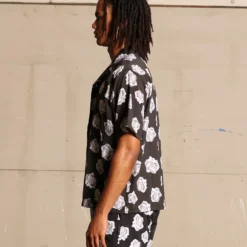 Saint Morta Vintage Rose Short Sleeve Shirt Black 18 Saint Morta Vintage Rose Short Sleeve Shirt Black -Nuvora Fit Sales 02044600 YB001 mens 0060 462517c4 6088 445f 905c 979f31c684ad