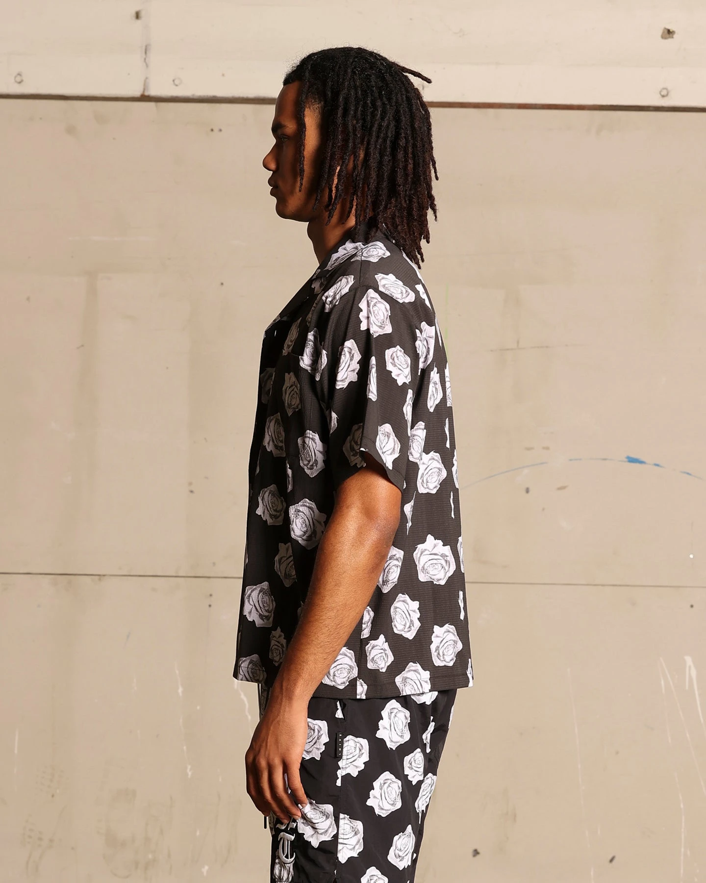 Saint Morta Vintage Rose Short Sleeve Shirt Black 10 Saint Morta Vintage Rose Short Sleeve Shirt Black - Image 8