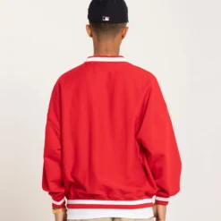 Carre Royal Oversized Crewneck Red -Nuvora Fit Sales 02044779 YR001 mens 0004 scaled