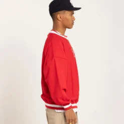 Carre Royal Oversized Crewneck Red -Nuvora Fit Sales 02044779 YR001 mens 0005 scaled