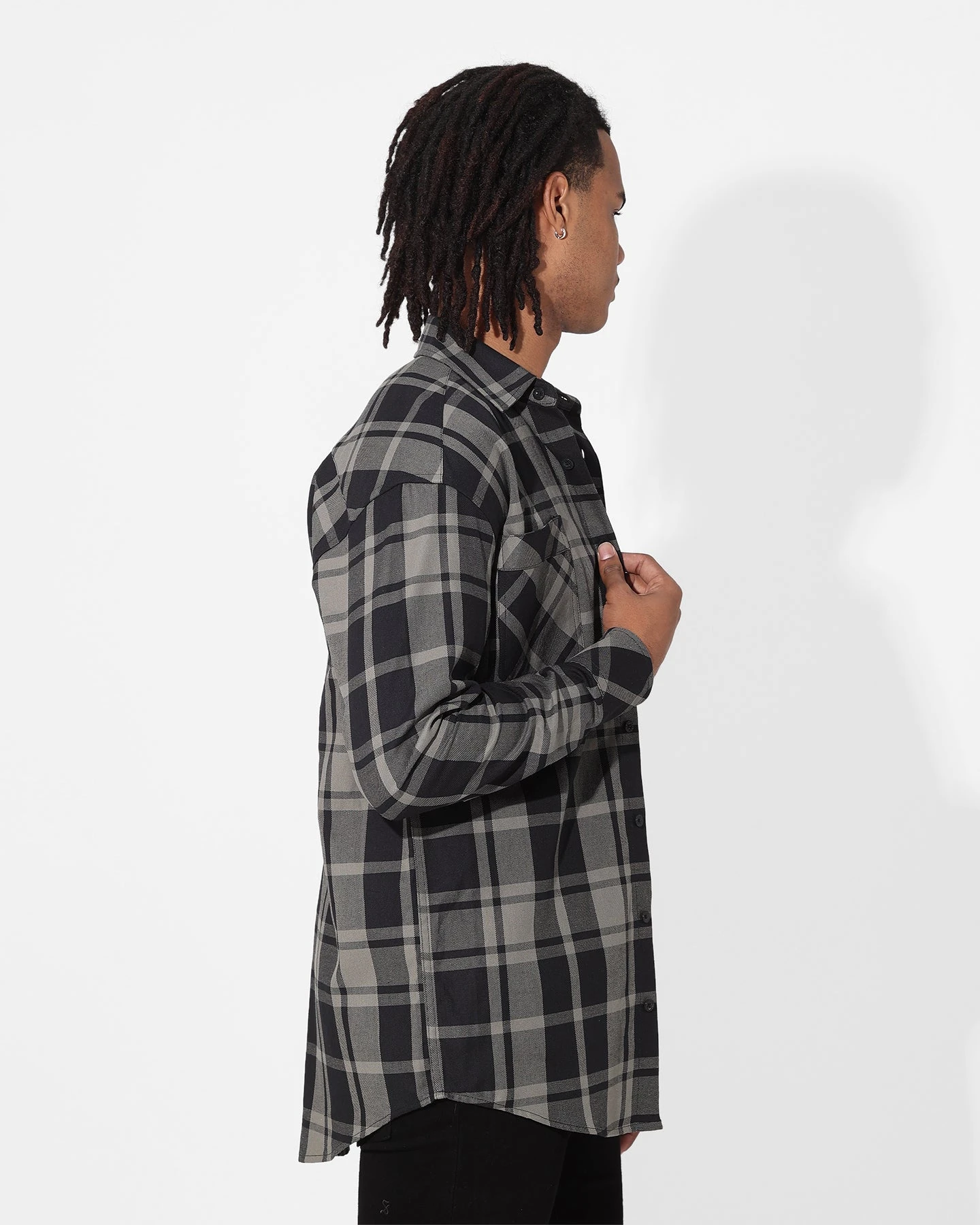 Saint Morta Mulberry Long Sleeve Flannel Shirt Khaki Green 7 Saint Morta Mulberry Long Sleeve Flannel Shirt Khaki Green - Image 5