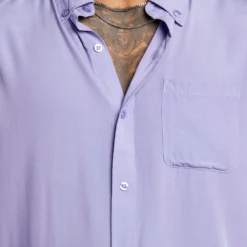 XXIII Marko Button Up Shirt Lilac -Nuvora Fit Sales 02044825 YL300 mens 0070