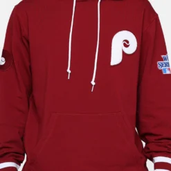 New Era Philadelphia Phillies Logo Select Hoodie Red -Nuvora Fit Sales 02044906 YR001 mens 0040