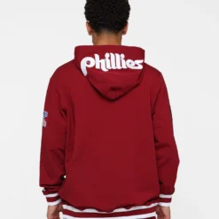 New Era Philadelphia Phillies Logo Select Hoodie Red -Nuvora Fit Sales 02044906 YR001 mens 0050
