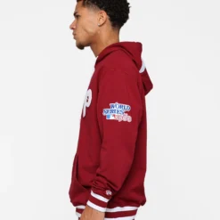 New Era Philadelphia Phillies Logo Select Hoodie Red -Nuvora Fit Sales 02044906 YR001 mens 0070