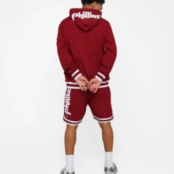 New Era Philadelphia Phillies Logo Select Hoodie Red -Nuvora Fit Sales 02044906 YR001 mens 0080