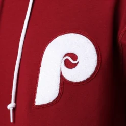 New Era Philadelphia Phillies Logo Select Hoodie Red -Nuvora Fit Sales 02044906 YR001 mens 0090