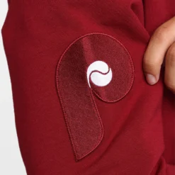 New Era Philadelphia Phillies Logo Select Hoodie Red -Nuvora Fit Sales 02044906 YR001 mens 0120