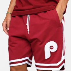 New Era Philadelphia Phillies Logo Select Shorts Red 17 New Era Philadelphia Phillies Logo Select Shorts Red -Nuvora Fit Sales 02044907 YR001 mens 0060