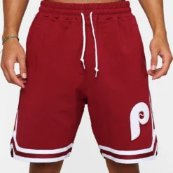 New Era Philadelphia Phillies Logo Select Shorts Red 18 New Era Philadelphia Phillies Logo Select Shorts Red -Nuvora Fit Sales 02044907 YR001 mens 0070