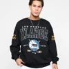 X-Large Hockey Crewneck Sweatshirt Black 1 X-Large Hockey Crewneck Sweatshirt Black -Nuvora Fit Sales 02044975 YB001 mens 0010