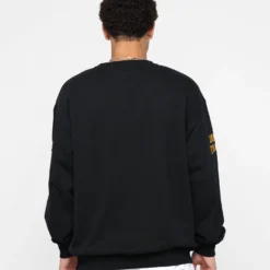 X-Large Hockey Crewneck Sweatshirt Black -Nuvora Fit Sales 02044975 YB001 mens 0040