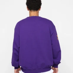 X-Large Hockey Crewneck Sweatshirt Purple -Nuvora Fit Sales 02044975 YP200 mens 0040