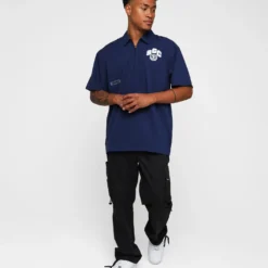 Students Golf Baker Cabana Shirt Navy -Nuvora Fit Sales 02044980 YN200 default 0030