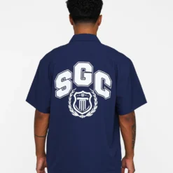 Students Golf Baker Cabana Shirt Navy -Nuvora Fit Sales 02044980 YN200 default 0050