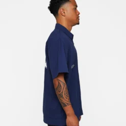 Students Golf Baker Cabana Shirt Navy -Nuvora Fit Sales 02044980 YN200 default 0060