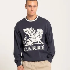 Carré Brave Knitted Sweater Navy