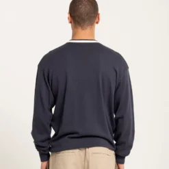 Carré Brave Knitted Sweater Navy -Nuvora Fit Sales 02045060 YN200 mens 0004 scaled