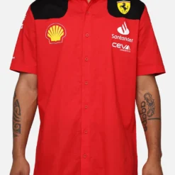 Puma X Scuderia Ferrari Team Shirt Rosso Corsa -Nuvora Fit Sales 02045189 YR255 mens 0040