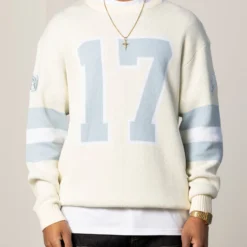 Carré Grid Iron Knitted Sweater Off White 15 Carré Grid Iron Knitted Sweater Off White -Nuvora Fit Sales 02045200 YO007 mens 0004 scaled