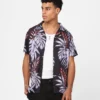 XXIII Horizon Button Up Shirt Purple/Black -Nuvora Fit Sales 02045286 YP203 mens 0010