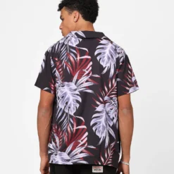 XXIII Horizon Button Up Shirt Purple/Black -Nuvora Fit Sales 02045286 YP203 mens 0040