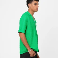 XXIII Lorenzo Knit Button Up Shirt Green 13 XXIII Lorenzo Knit Button Up Shirt Green -Nuvora Fit Sales 02045287 YG600 mens 0050