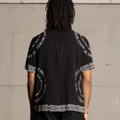 Saint Morta Erebos Short Sleeve Shirt Black -Nuvora Fit Sales 02045382 YB001 mens 000040