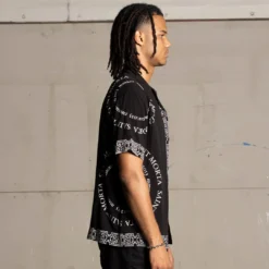 Saint Morta Erebos Short Sleeve Shirt Black -Nuvora Fit Sales 02045382 YB001 mens 000050