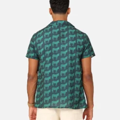 XXIII Zently Button Up Shirt Green -Nuvora Fit Sales 02045472 YG600 mens 00040