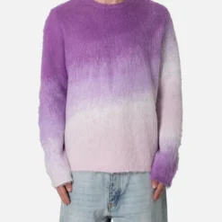 MNML Brushed Gradient Sweater Purple