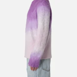 MNML Brushed Gradient Sweater Purple -Nuvora Fit Sales 02045481 YP200 mens 00030