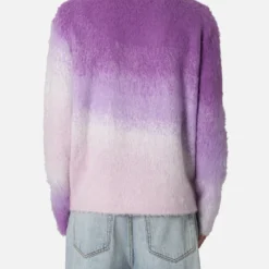 MNML Brushed Gradient Sweater Purple -Nuvora Fit Sales 02045481 YP200 mens 00040