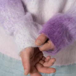 MNML Brushed Gradient Sweater Purple -Nuvora Fit Sales 02045481 YP200 mens 00060