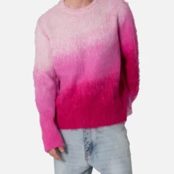 MNML Brushed Gradient Sweater Pink -Nuvora Fit Sales 02045482 YP001 mens 00050