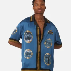 99 Cabana Country Club Silk Shirt Blue